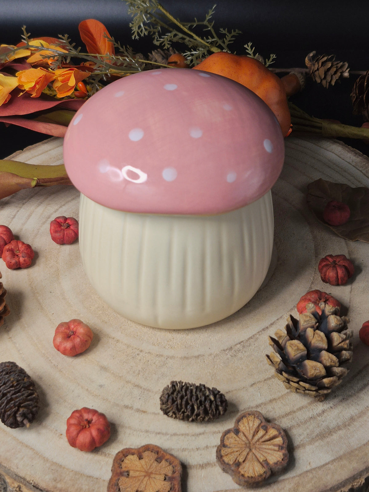 Pink Mushroom Wax Melt Warmer