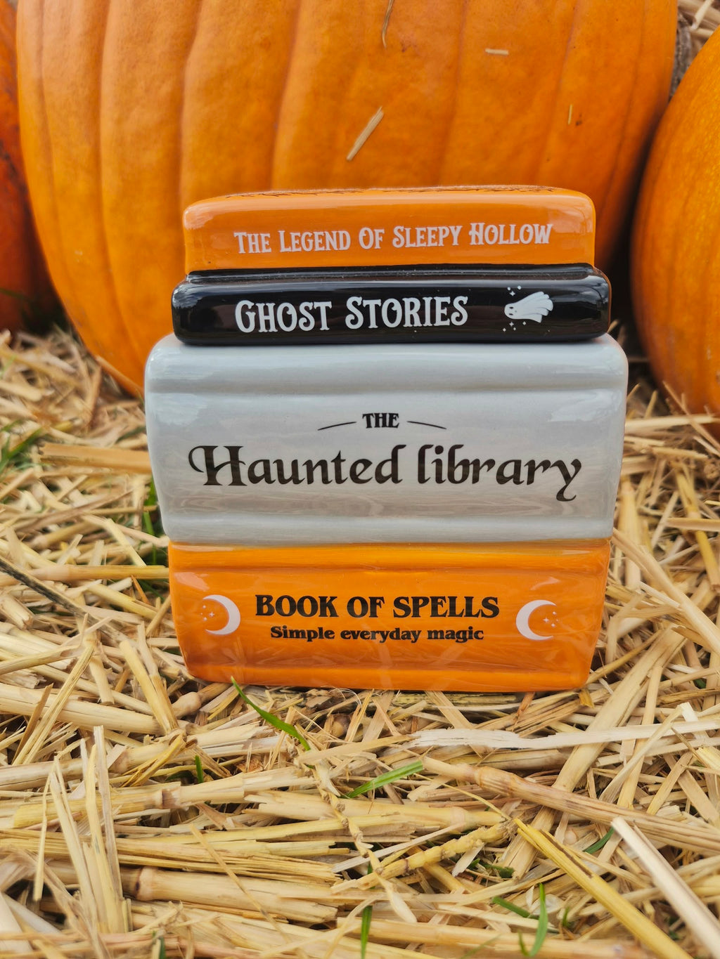 Haunted Library Book Stack Wax Melt Warmer