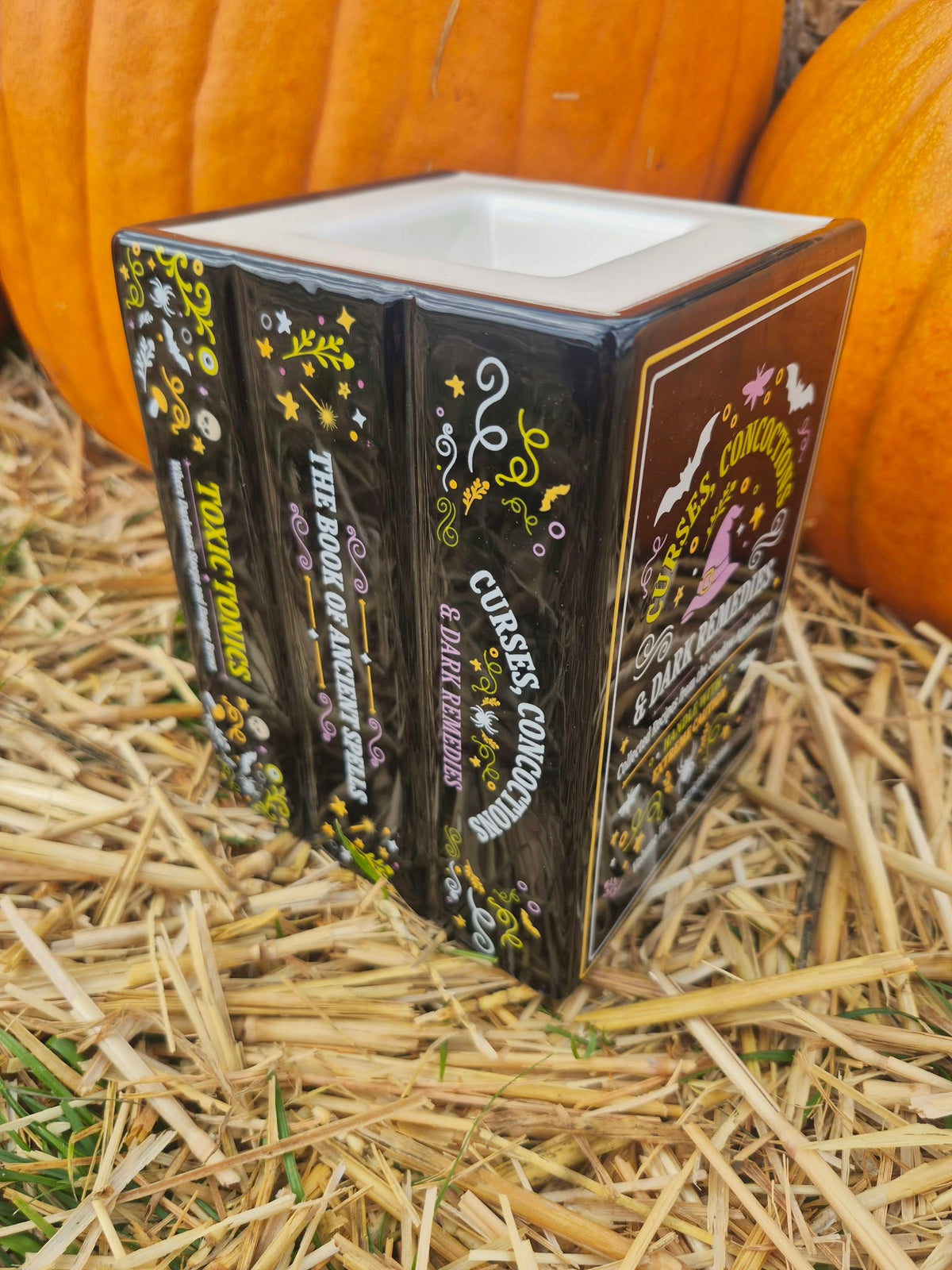 Witch’s Apothecary Book Shaped Wax Melt Warmer